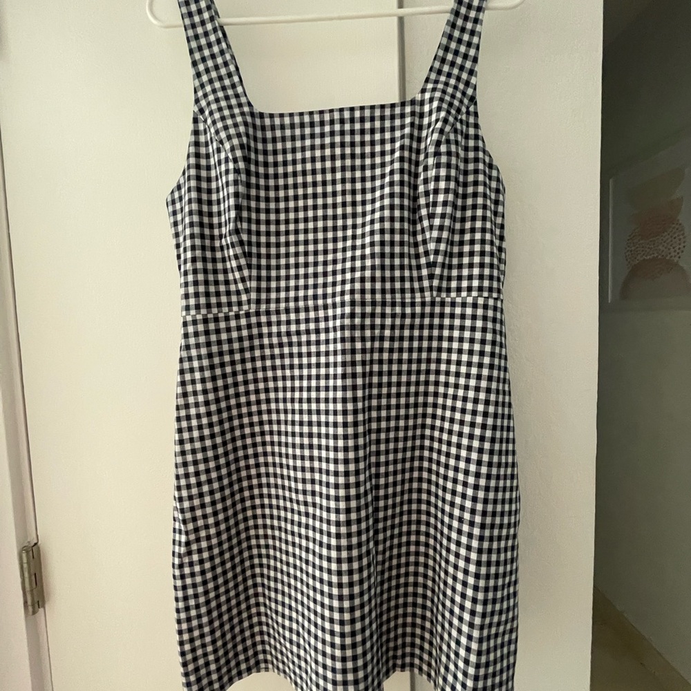 Favorite Daughter Breakup Mini Dress in Navy Gingham - NWT - Picture 7 of 8